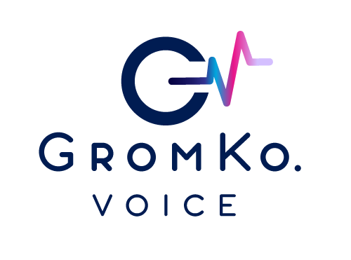 gromko-voice-logo Logo for Gromko Voice, led by Sarah Gromko, an SLP in CT